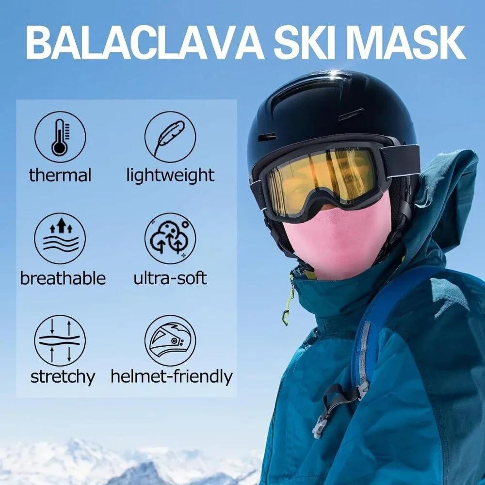 Balaclava Ski Mask Fleece Winter Face Mask Full Coverage for Men Women